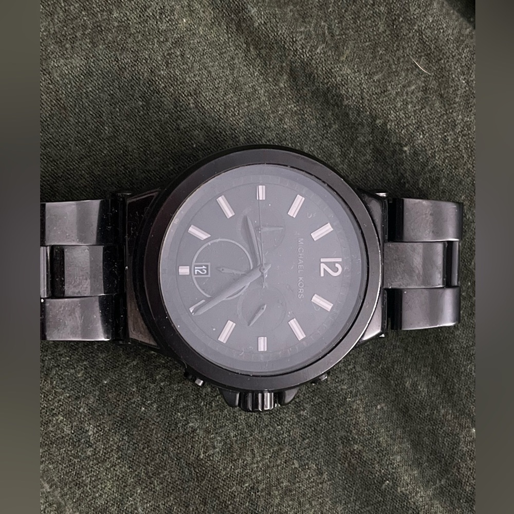 Men’s MK watch black used